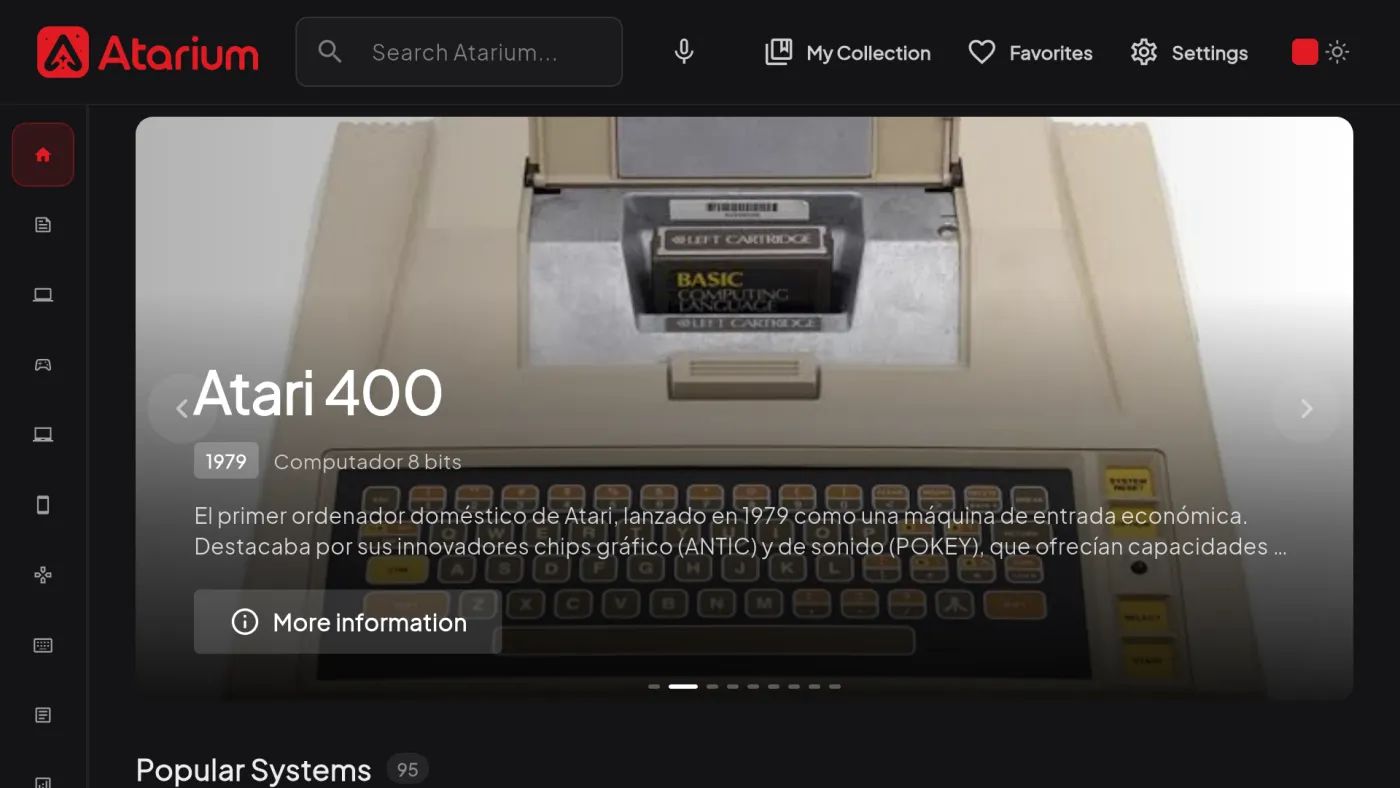 Atarium en Android TV